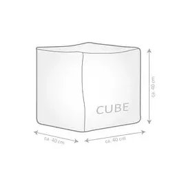 Sitting Point Cube Scuba aubergine