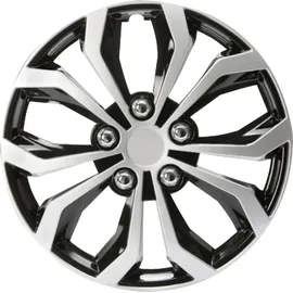 UniTEC Autoteile Daytona 16 Zoll 4 Stück Schwarz/Silber