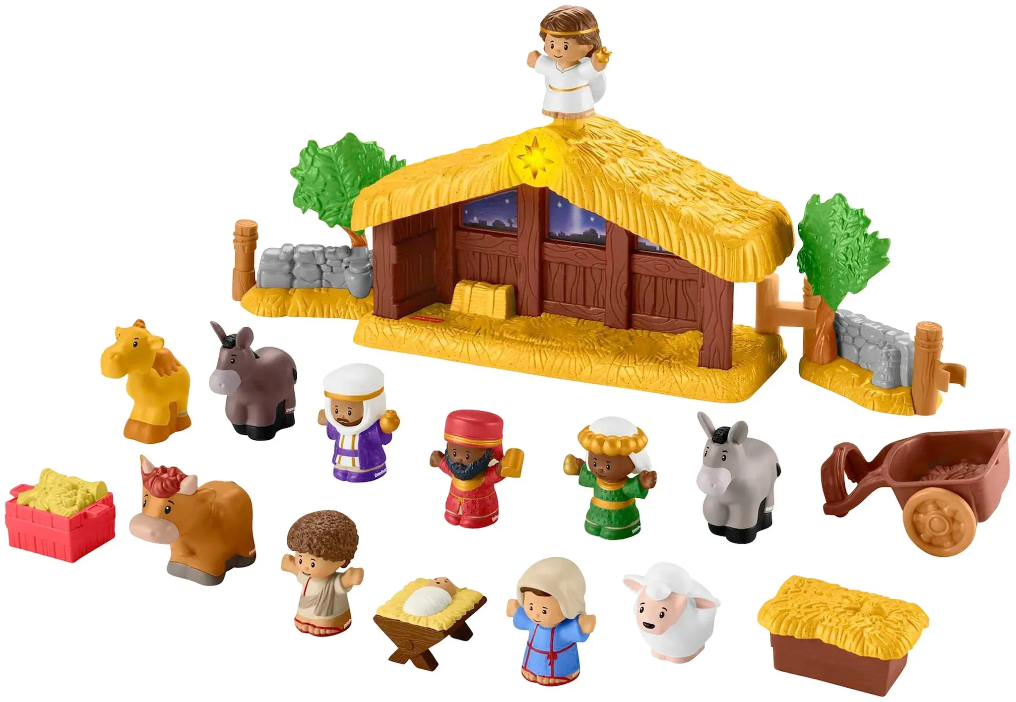 Fisher-Price Weihnachtskrippe Little People, mehrfarbig