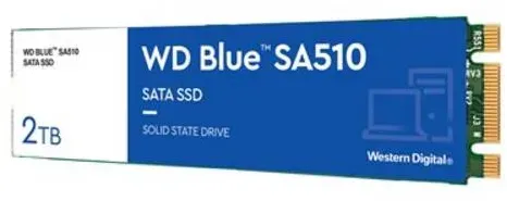 WD Blue SA510 SSD 2TB M.2 SATA III Komponenten Speicherlaufwerke Interne SSDs