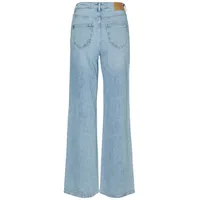 Vero Moda Tessa Straight Fit Ra339 Hochtaillierte Jeans Light Blue Denim 26 32