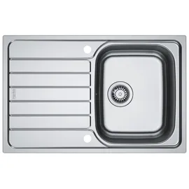 Franke Spark SKX 611-78 rechts Edelstahl gebürstet + Excenterbetätigung 780 x 500 mm