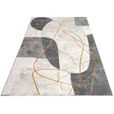 Kadima Design Teppich, Grau, Textil, Abstrakt, Rechteckig, 160x120 cm, in verschiedenen Größen erhältlich, Teppiche & Böden, Teppiche