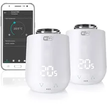et - eurotronic technology gmbh Comet Wifi Heizkörperthermostat 2er Set M30 x 1,5 mm