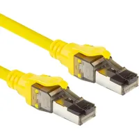 Act FB8001 Netzwerkkabel Gelb 1 m Cat8 S/FTP (S-STP)