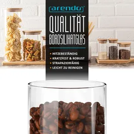Arendo Vorratsglas 2,1 L 3 St.
