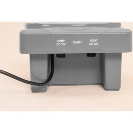 esotec Solar Teichbelüfter-SET 25/600 LiFePo4 Akku, Teichbelüftung Pumpe 101876