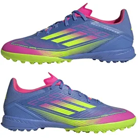 adidas F50 League TF Herren Blue Fusion/Lucid Lemon/Pink 44 2/3