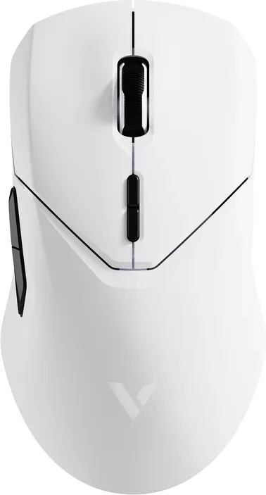 RAPOO VT9Pro 4K kabellose Gaming-Maus – 26.000 DPI, superleicht, 4K Polling-Rate, PAW 3398 optischer Sensor, 10 programmierbare Tasten, 180 Stunden Akkulaufzeit, integrierter Speicher, für PC und Laptop – Weiß