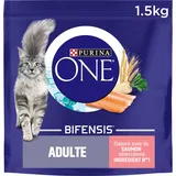 Purina One Kroketten für ausgewachsene Katzen Größe & Geschmack wählbar 1,5 kg – 6er-Packung (9 kg)