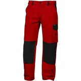 CRAFTLAND Bundhose Twill 245g/m2 - 56 - rot/schwarz