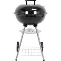 LUND Holzkohlegrill 41 cm, Kugelgrill mit Deckel, Campinggrill