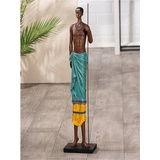 Casablanca by Gilde Afrikafigur »Figur Mann "Arbore"«, 50383548-0 bunt B/H/T: 16,5 cm x 82,5 cm x 12,5 cm
