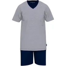 Tom Tailor Pyjama nachtblau / dunkelgrau M