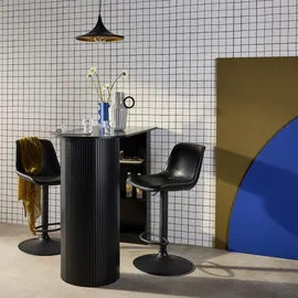 sweeek Bar-Tisch 120 x 55 x 100 cm Schwarz