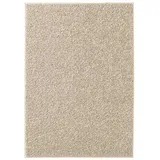 TaCa Home Langflor-Teppich Waschbarer Langflor-Teppich Rutschfest, rund, Höhe: 30 mm, Badematte Wohnzimmer Badezimmer Küche Flur, Creme - 120 cm rund weiß rund | 120 cm x 120 cm x 30 mm