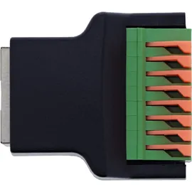 InLine RJ45 Buchse an Terminalblock 8-polig, Push-In-Klemme