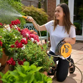 Hozelock Schlauchtrommel Click & Go inkl. 10 m Schlauch 2427 0000