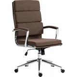 CLP Bürostuhl Cleveland I Ergonomischer Schreibtischstuhl I Höhenverstellbar mit Wippfunktion I Chefsessel mit Armlehnen