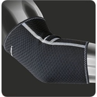 Deuser-Sports Ellenbogenschutz Ellbogenbandage Kompression Neopren ohne Polster, S - XL, Anatomische Form, stützt und schützt schwarz M