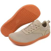 ZEPYFXIT Unisex Barfußschuhe Herren Barfuss Schuhe Damen Minimalistische Leicht Atmungsaktiv Fitnessschuhe Walkingschuhe mit Breite Zehenbox(Khaki 8814,42 EU) - 42 EU