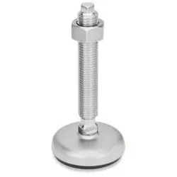 31-100-M16-100-B1-VK Edelstahl-Stellfüße, mit Gummiauflage