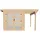 Weka Gartenhaus 321 A 3,69 x 1,94 m natur inkl. Anbau
