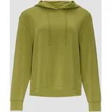 Hoodie aus Scuba im Relaxed Fit Damen grün 46