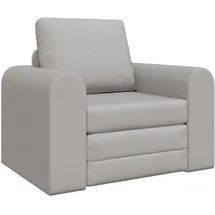 vidaXL Schlafcouch Stoff 2-Sitzer Grau