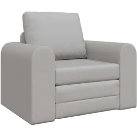 vidaXL Schlafcouch Stoff 2-Sitzer Grau