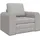 vidaXL Schlafcouch Stoff 2-Sitzer Grau