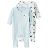 NAME IT Elephant Schlafanzug 2 Einheiten Baby Blue 4 Monate