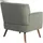 deluke Loungesessel MUSCAT Cord 72 x 80 x 74 cm Grün