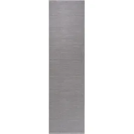 Sehrazat Teppich SEHRAZAT "LIMA, auch als Läufer", grau, B:80cm H:10mm L:150cm, Polyester, Polypropylen, Teppiche, Teppich, Kurzflor, Linienstruktur, leichter Glanz, Wohnzimmer