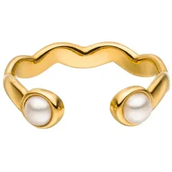 Purelei Ring Dewdrop mit Perlen Gold Damen 