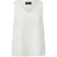 s.Oliver Ärmelloses Chiffon-Top mit floralem Muster - 46
