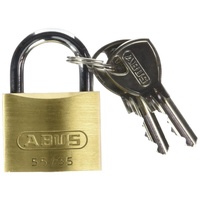 Abus 02856 55/35 Vorhängeschloss aus Messing 40 mm