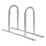 Trutzholm Fahrradständer Parker Typ U 140 x 88 cm Stahl feuerverzinkt Ø 50 mm grau