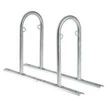 Trutzholm Fahrradständer Parker Typ U 140 x 88 cm Stahl feuerverzinkt Ø 50 mm grau