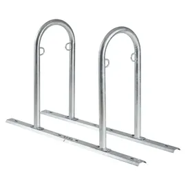 Trutzholm Fahrradständer Parker Typ U 140 x 88 cm Stahl feuerverzinkt Ø 50 mm grau