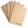 pandoo Notizhefte DIN A4 blanko, natur Softcover 40 Seiten, 5 St.