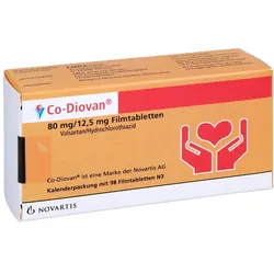 Co-diovan 80 Mg/12,5 mg Filmtabletten 98 St
