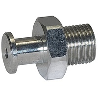 Riegler Anschlussnippel für Flachsauger, rund/oval, M3 AG, Ø3,5/7x3,5 mm