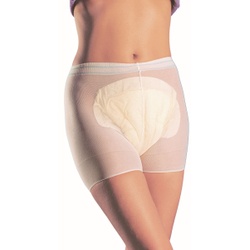 Netzhose Panty, Mit Beinansatz zur Fixierung von Inkontinenzvorlagen, 1 Packung = 100 Stück, Medium, HBU: 70-100 cm