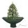 vidaXL Schneiender Weihnachtsbaum mit Schirmfuß Grün 75 cm