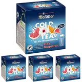 Meßmer Cold Tea Pink Grapefruit | Für die Wasserflasche | ohne Zucker | ohne Kalorien | Alternative zu zuckerhaltigen Getränken wie Limonade oder Saft | 14 Pyramidenbeutel (Packung mit 4)