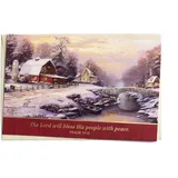 DaySpring - Thomas Kinkade – The Lord Will Bless His People – 18 Weihnachtskarten mit Umschlägen (J3159)