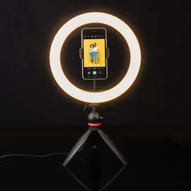 Nedis Ringlicht | 10 inch 120 LED's | 2700-6700 K Stativ Schwarz