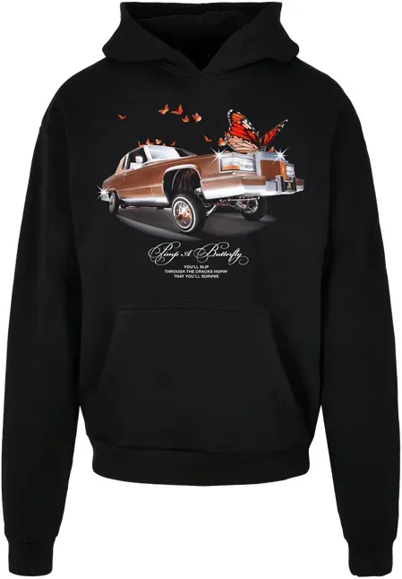 Mister Tee Pimp a Butterfly O Hoody Schwarz L