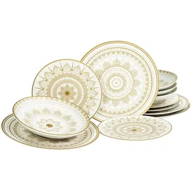 CreaTable Mandala Tafelservice 12-tlg. weiß